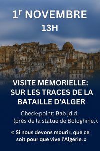 Visite memorielle sur les traces de la bataille d'Alger