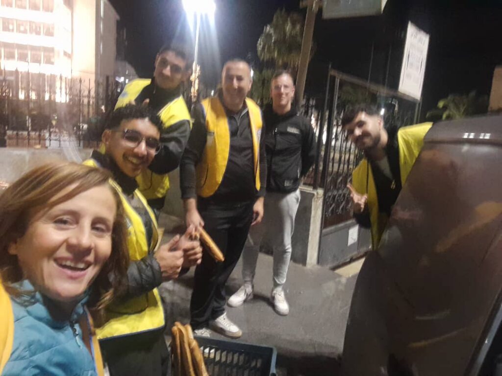 ALGER ICOSIUM ET LES LIONS UNIVERSITAIRES AZEL UNIS DANS LE FROID DE LA NUIT